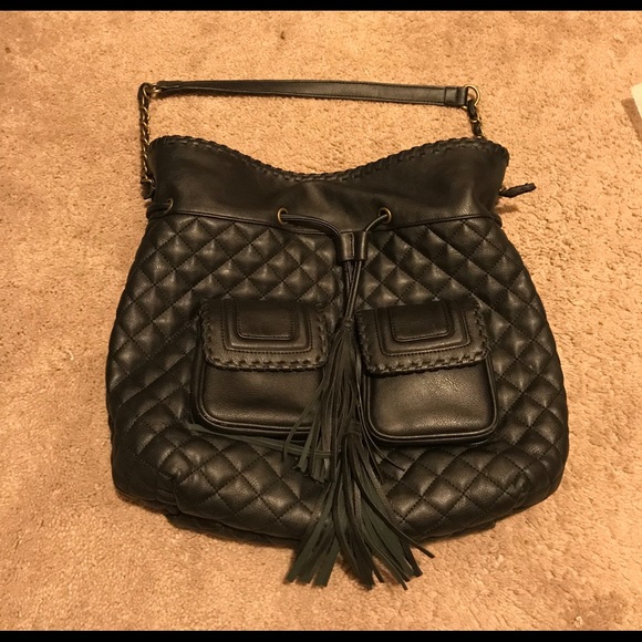 Large black cinch purse - Picture 2 of 5